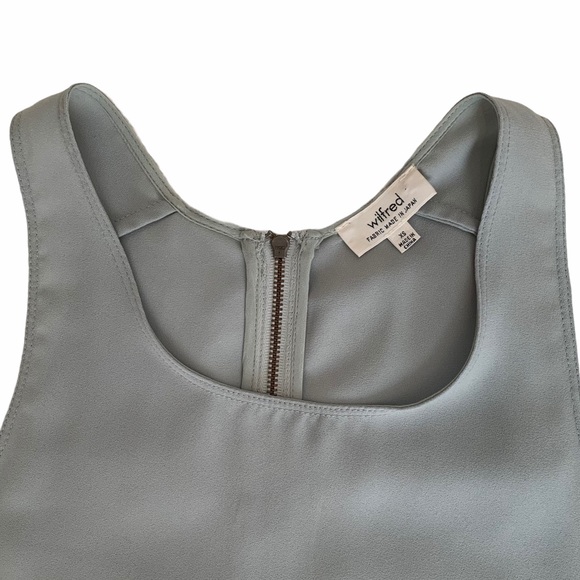 Aritzia Wilfred Sèvres Blouse in mint green - Picture 3 of 14